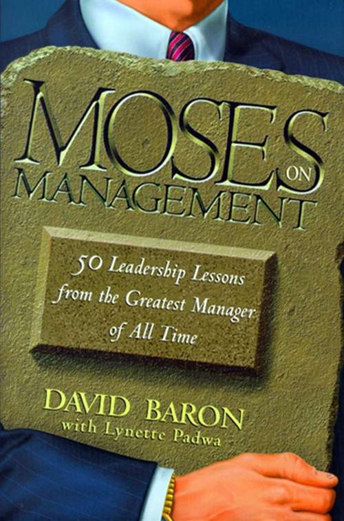 Book cover of Moses on Management