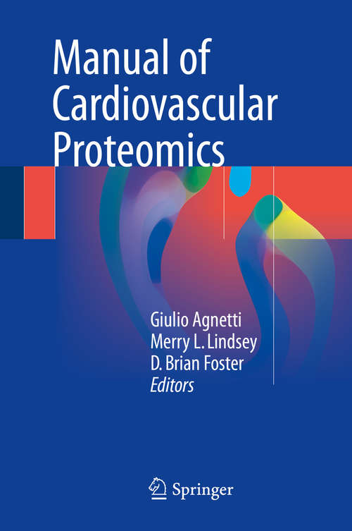 Book cover of Manual of Cardiovascular Proteomics