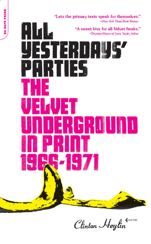 Book cover of All Yesterdays' Parties