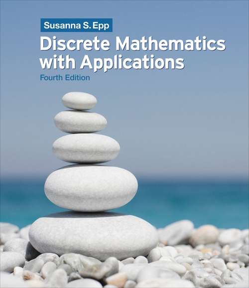 Book cover of Discrete Mathematics with Applications (4th edition)