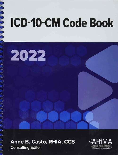 Book cover of ICD-10-CM Code Book, 2022