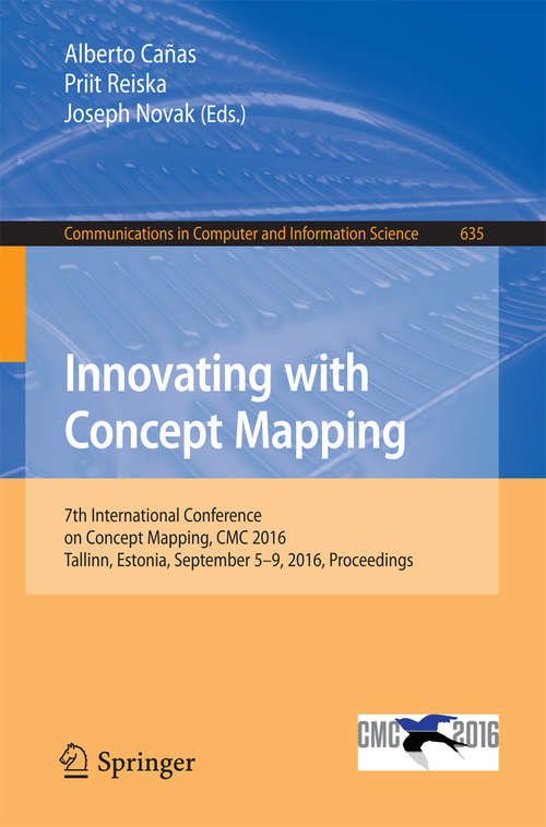 Book cover of Innovating with Concept Mapping