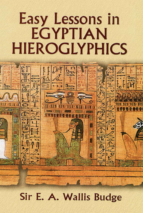Book cover of Easy Lessons in Egyptian Hieroglyphics
