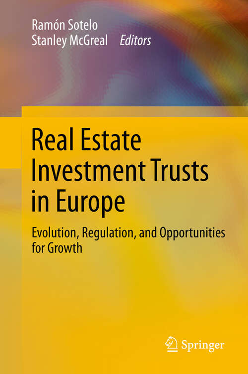 Book cover of Real Estate Investment Trusts in Europe