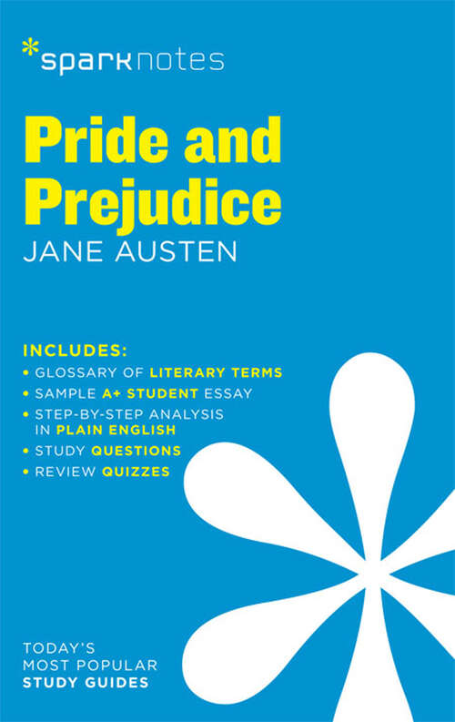 Book cover of Pride and Prejudice SparkNotes Literature Guide (SparkNotes Literature Guide Series #55)