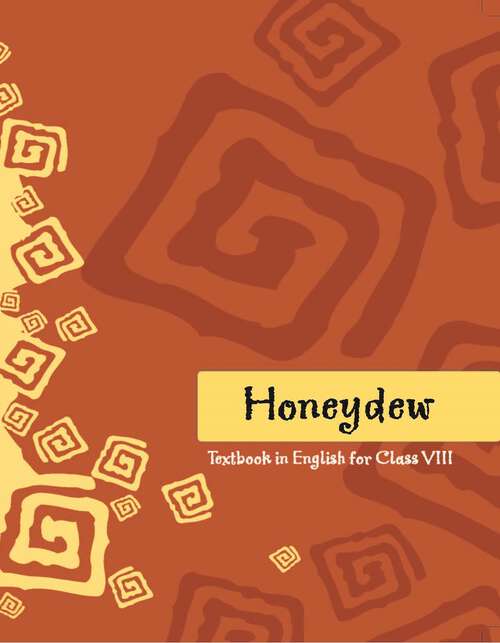 Book cover of Honeydew class 8 - NCERT - 23 (Rationalised 2023-2024)