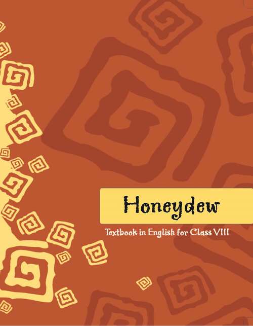 Book cover of Honeydew class 8 - NCERT - 23 (Rationalised 2023-2024)