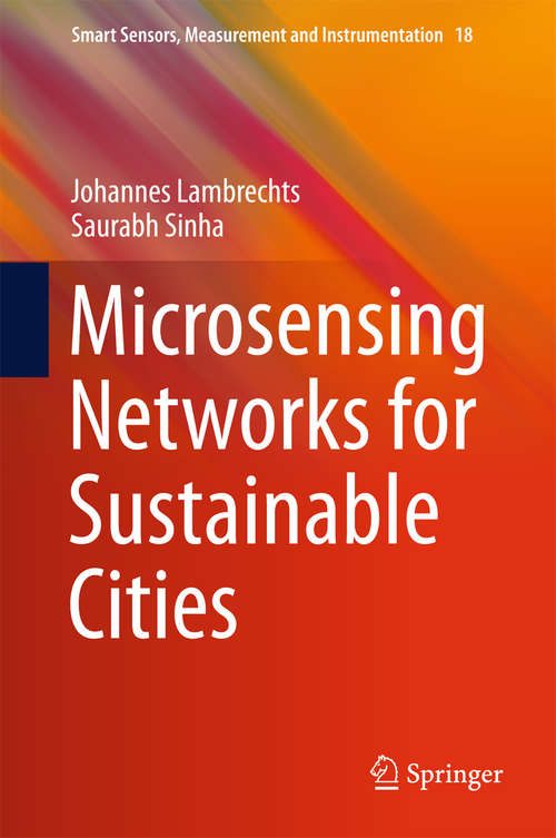 Book cover of Microsensing Networks for Sustainable Cities