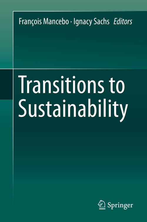 Book cover of Transitions to Sustainability