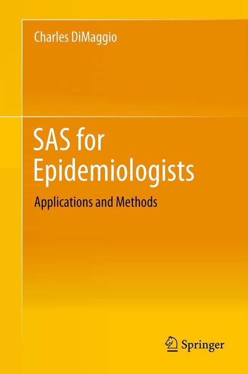 Book cover of SAS for Epidemiologists