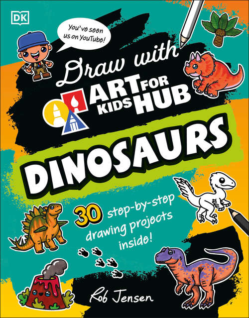 Book cover of Draw with Art for Kids Hub Dinosaurs (Draw With Art For Kids Hub)