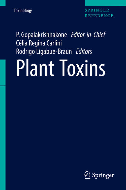 Book cover of Plant Toxins