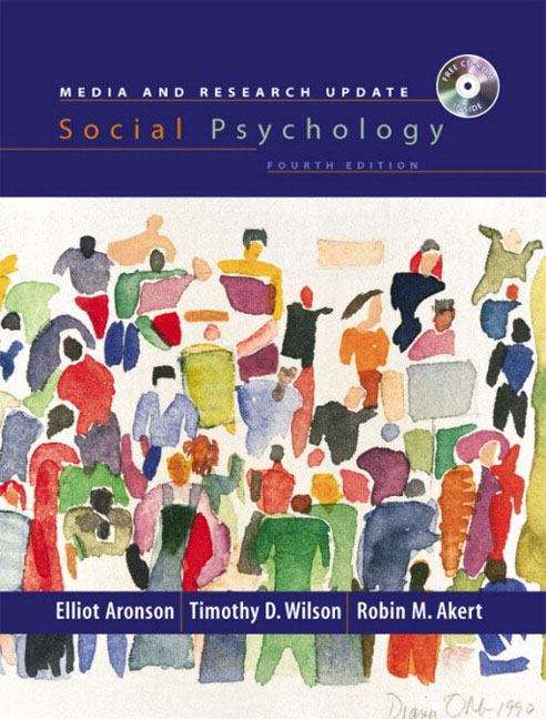 Book cover of Social Psychology: Media and Research Update (4th Edition)