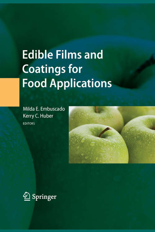 Book cover of Edible Films and Coatings for Food Applications