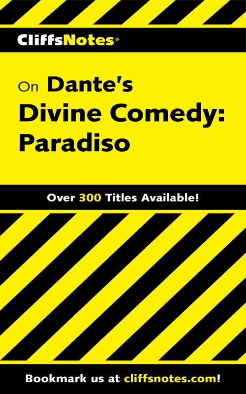 Book cover of CliffsNotes on Dante's Divine Comedy-III Paradiso