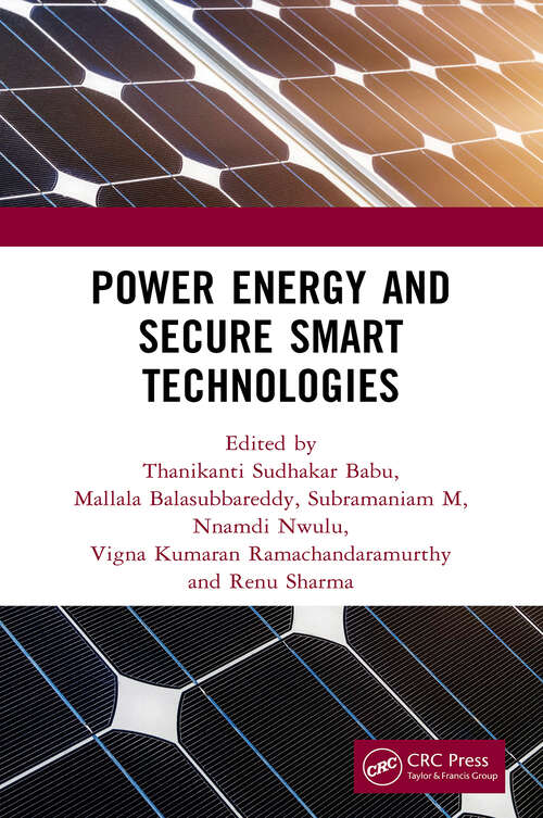 Book cover of Power Energy and Secure Smart Technologies (1)