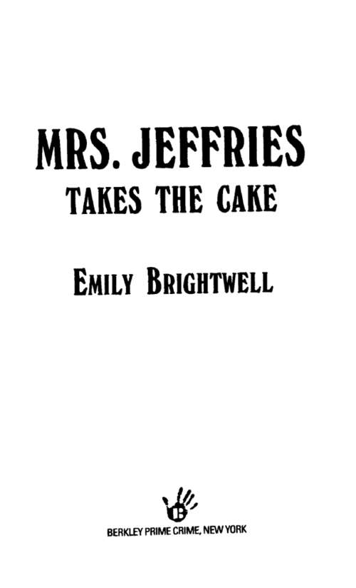 Book cover of Mrs. Jeffries Takes the Cake