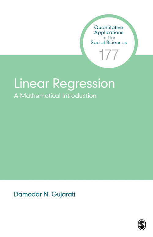 Book cover of Linear Regression: A Mathematical Introduction