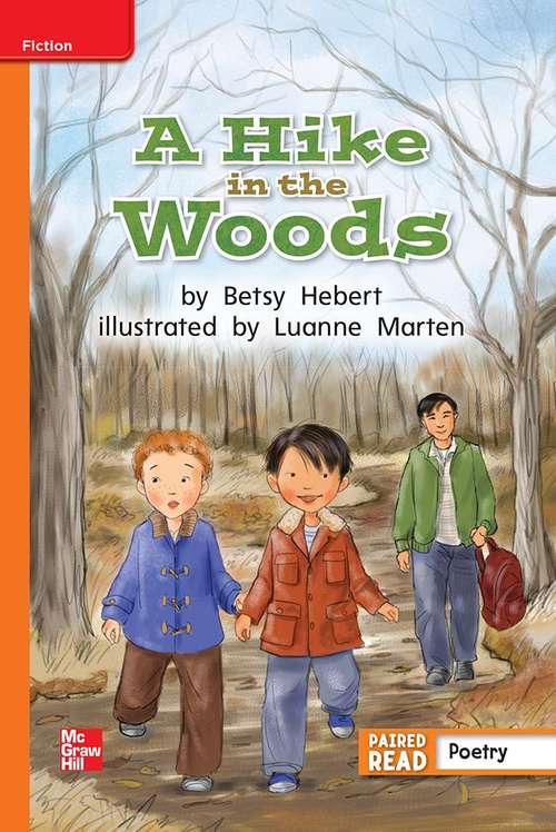 Book cover of A Hike in the Woods [Approaching Level, Grade 2]