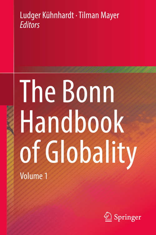 Book cover of The Bonn Handbook of Globality: Volume 1 (1st ed. 2019)