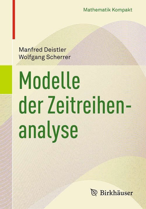 Book cover of Modelle der Zeitreihenanalyse