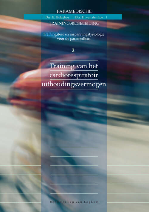 Book cover of Paramedische trainingsbegeleiding;