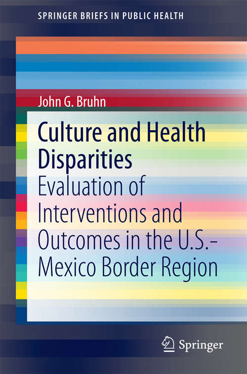 Book cover of Culture and Health Disparities