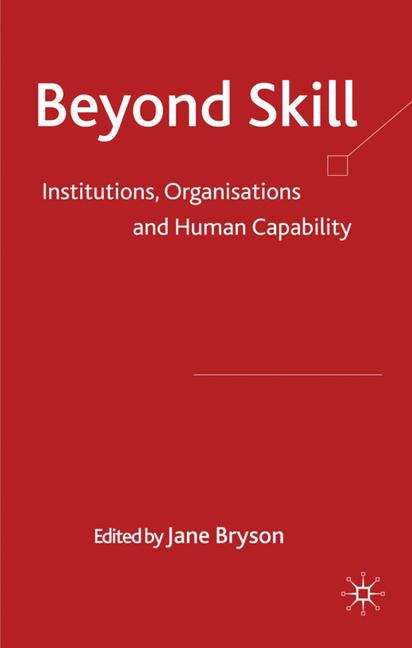 Book cover of Beyond Skill