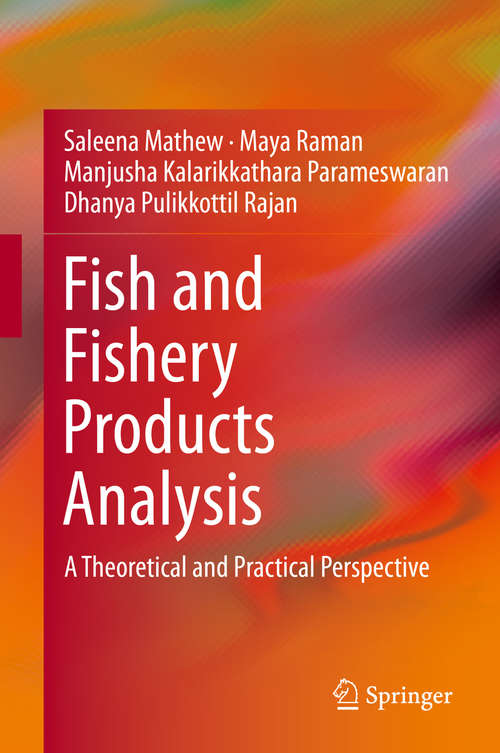 Book cover of Fish and Fishery Products Analysis: A Theoretical and Practical Perspective (1st ed. 2019)