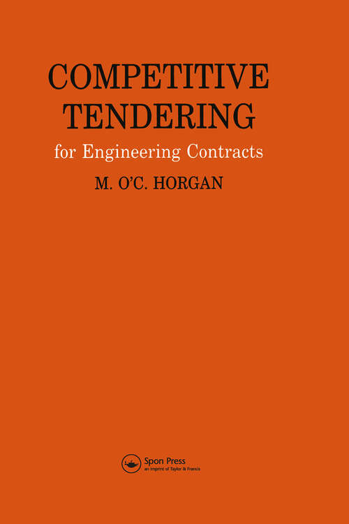 Book cover of Competitive Tend Engin Cont