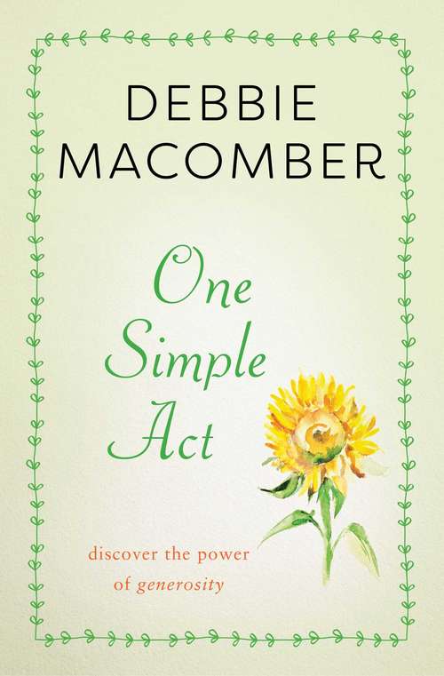 Book cover of One Simple Act