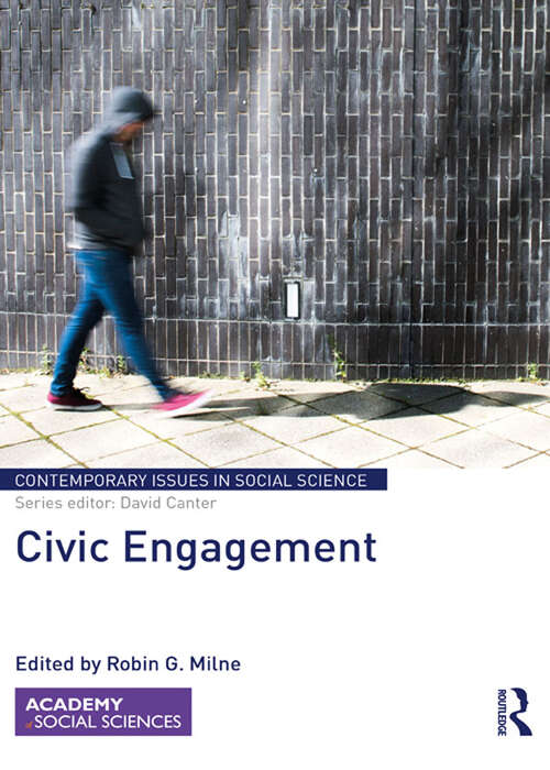 Book cover of Civic Engagement (Contemporary Issues in Social Science)