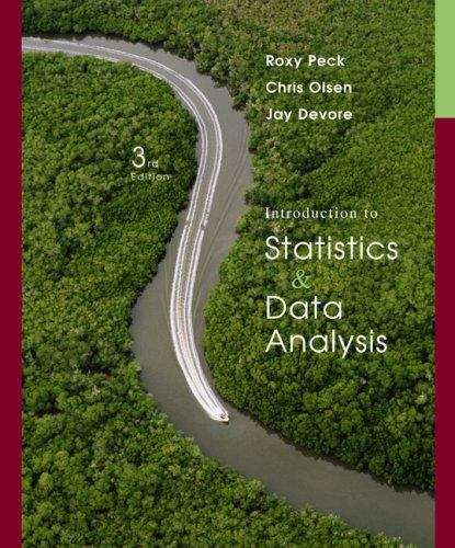 Book cover of Introduction To Statisitcs and Data Analysis (3)