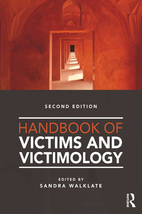 Book cover of Handbook of Victims and Victimology
