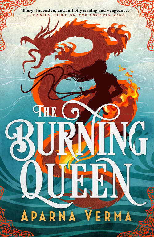 Book cover of The Burning Queen (The Ravence Trilogy #2)