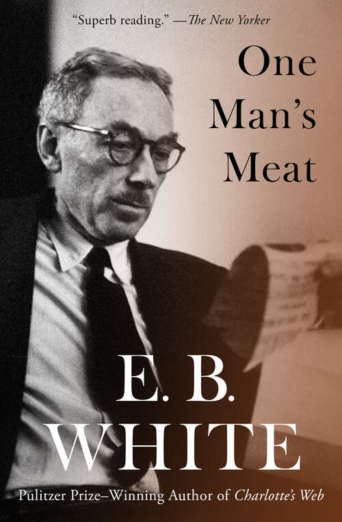 Book cover of One Man's Meat