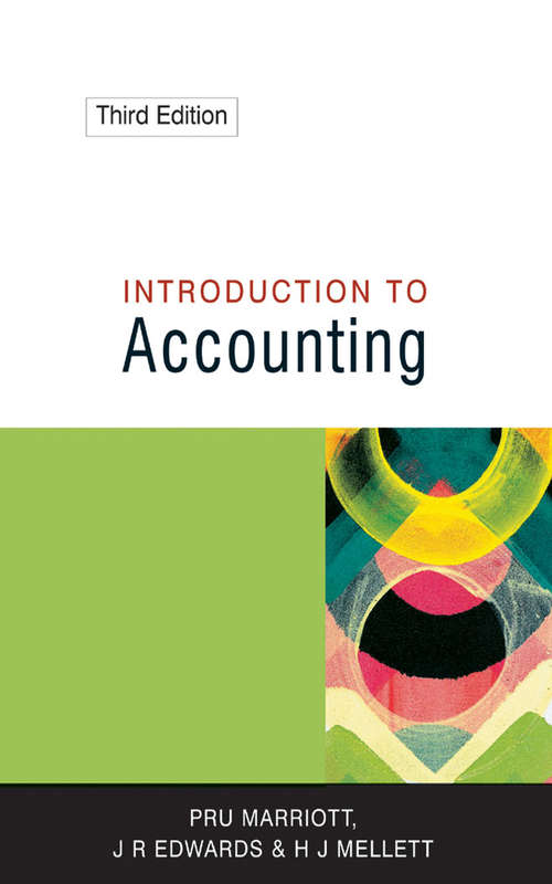 Book cover of Introduction to Accounting