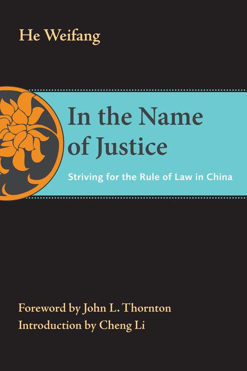 Book cover of In the Name of Justice