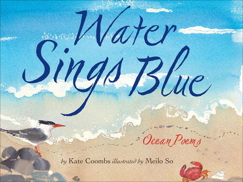 Book cover of Water Sings Blue: Ocean Poems