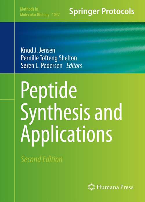 Book cover of Peptide Synthesis and Applications