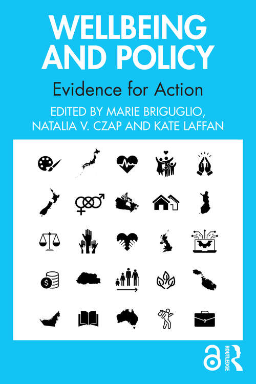 Book cover of Wellbeing and Policy: Evidence for Action (1)