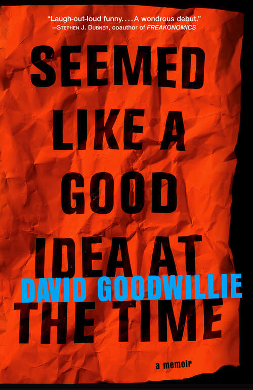Book cover of Seemed Like a Good Idea at the Time: A Memoir