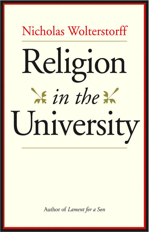 Book cover of Religion in the University