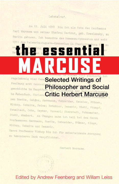 Book cover of The Essential Marcuse