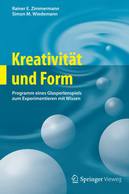 Book cover of Kreativität und Form