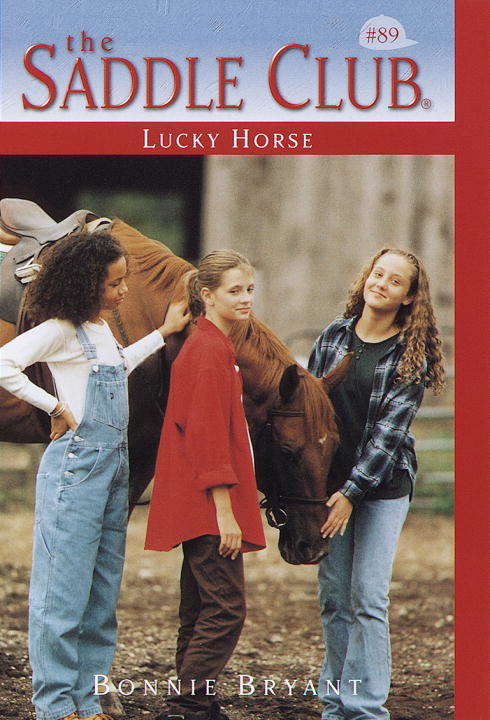 Book cover of Lucky Horse (Saddle Club #89)