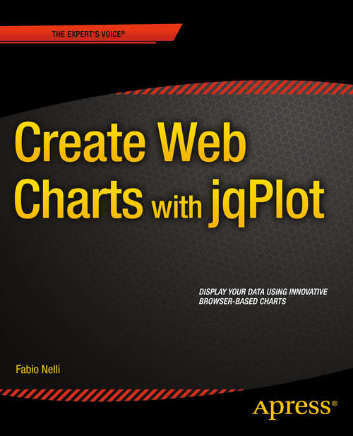 Book cover of Create Web Charts With jqPlot