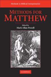 Book cover of Methods for Matthew