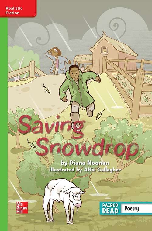 Book cover of Saving Snowdrop [Beyond Level, Grade 4]