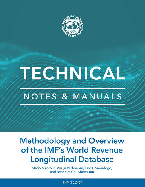 Book cover of Methodology and Overview of the IMF’s World Revenue Longitudinal Database